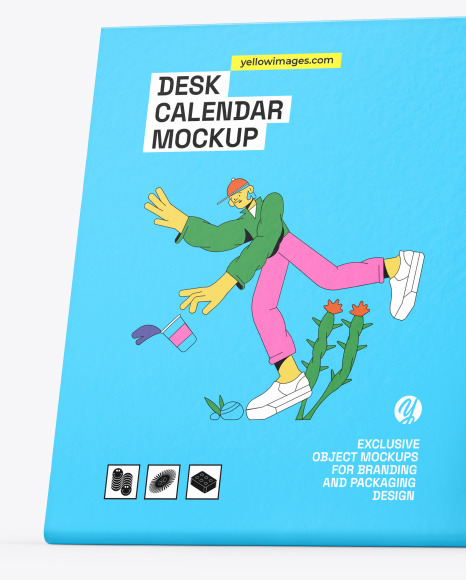 Desk Calendar Mockup