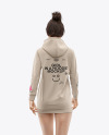 Girl in a Hoodie Mockup