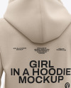 Girl in a Hoodie Mockup