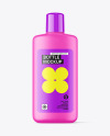 Matte Plastic Bottle Mockup