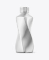 Twisted Metallized Plastic Bottle Mockup