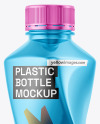 Twisted Metallized Plastic Bottle Mockup