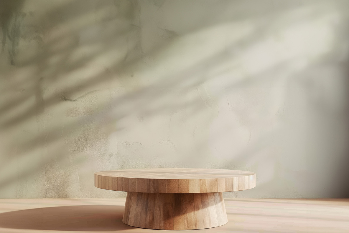 Wooden podiums Wooden podiums