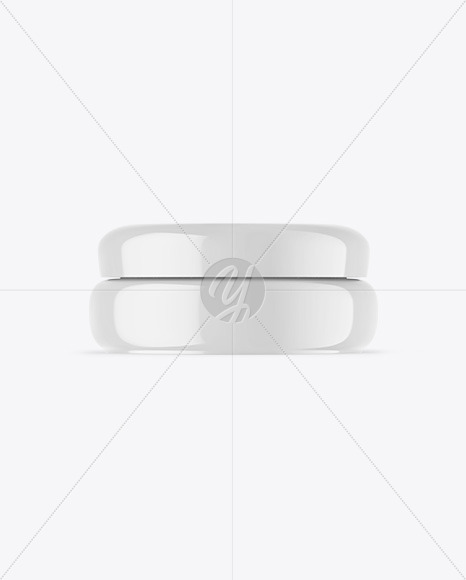 Glossy Cosmetic Jar Mockup