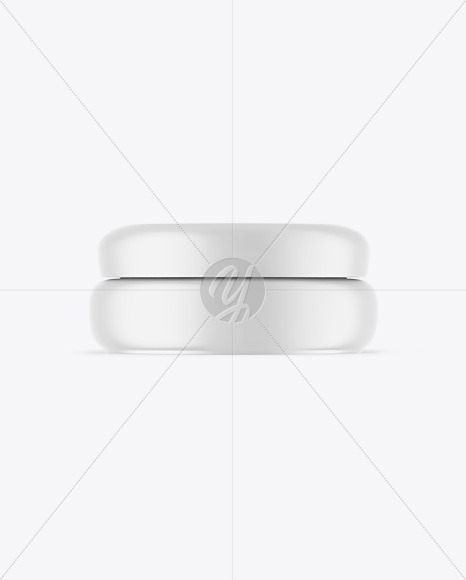 Matte Cosmetic Jar Mockup