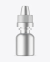 Matte Metallic Dropper Bottle Mockup