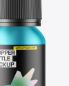 Matte Metallic Dropper Bottle Mockup