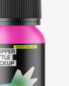 Matte Dropper Bottle Mockup