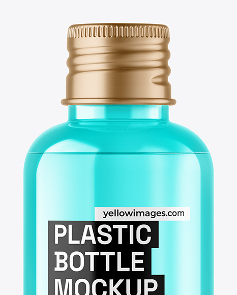 Clear Cosmetic Bottle Mockup