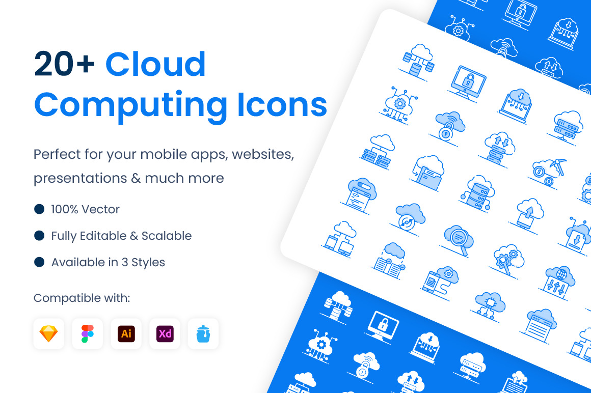 Cloud Computing Icons Cloud Computing Icons
