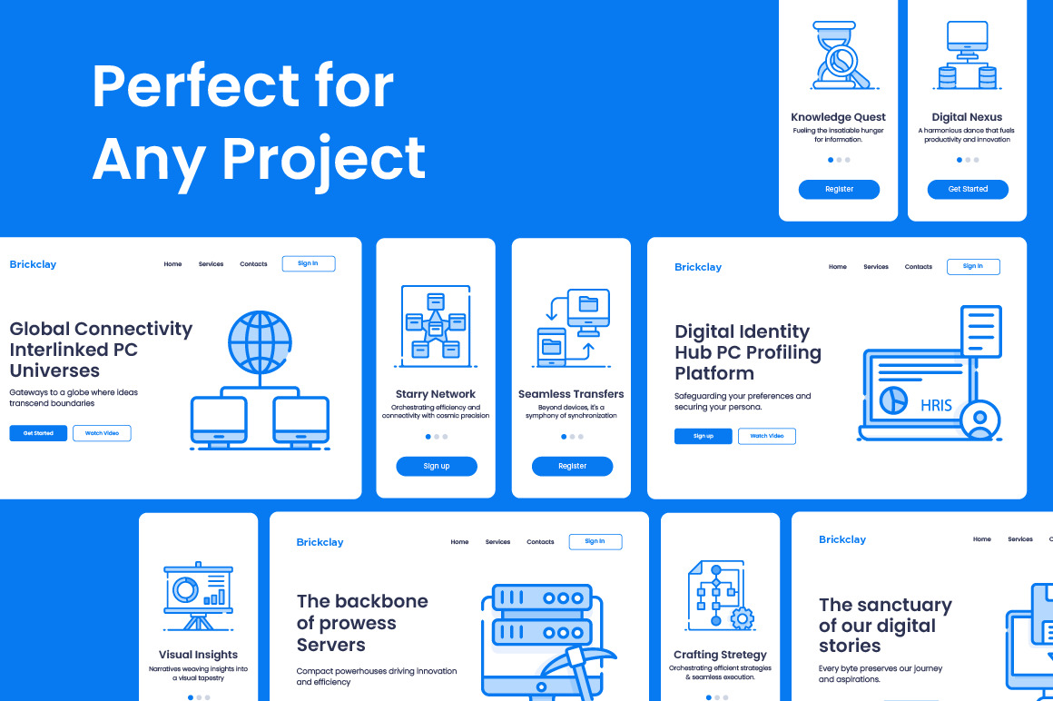 Big Data and Hosting Icons