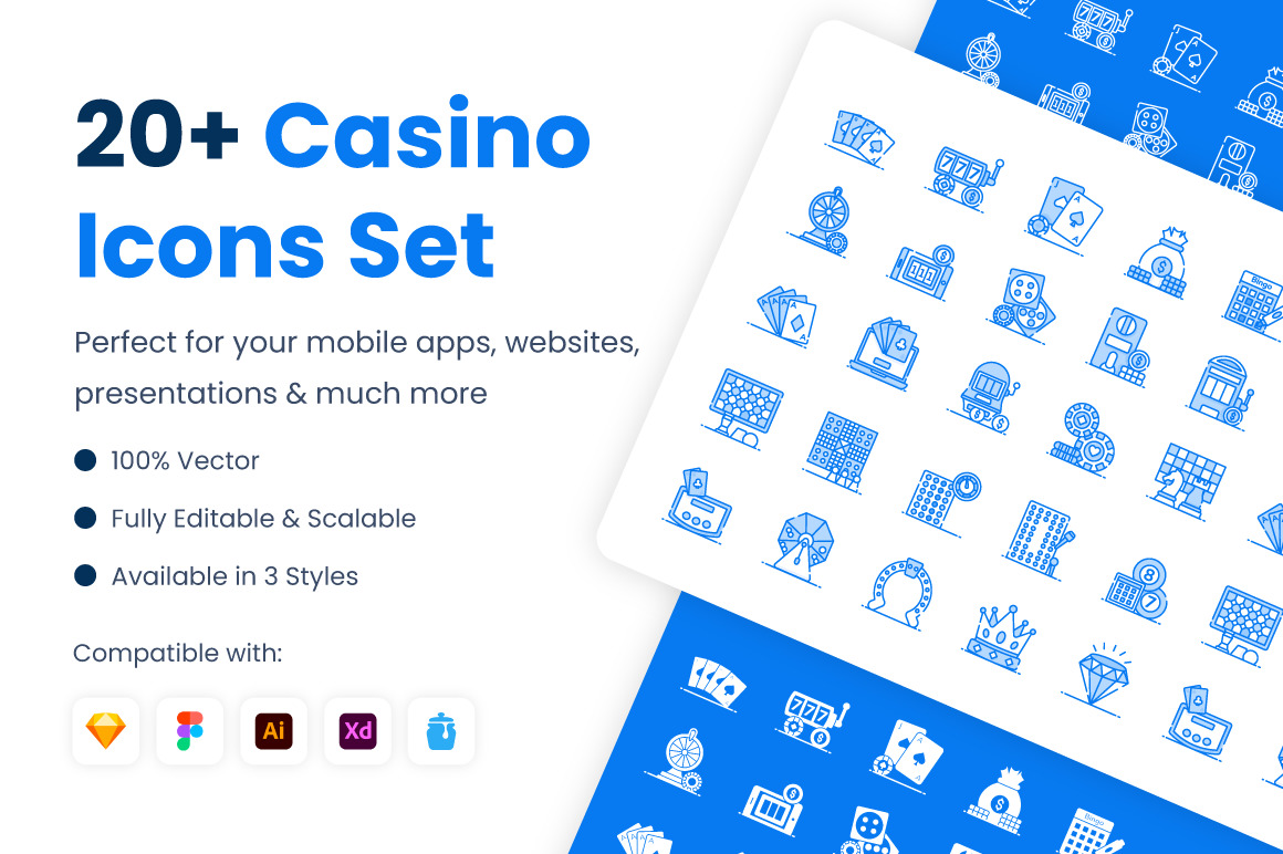 Casino Icons Set Casino Icons Set