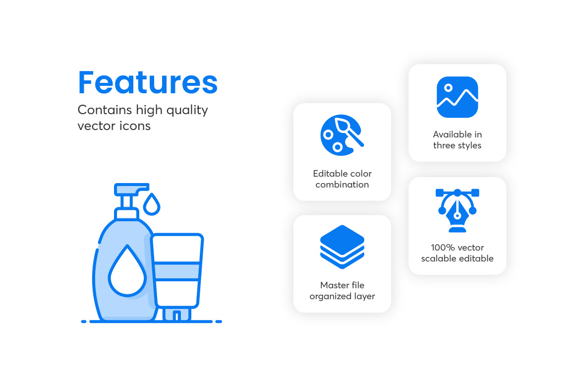 Baby Hygiene Icons