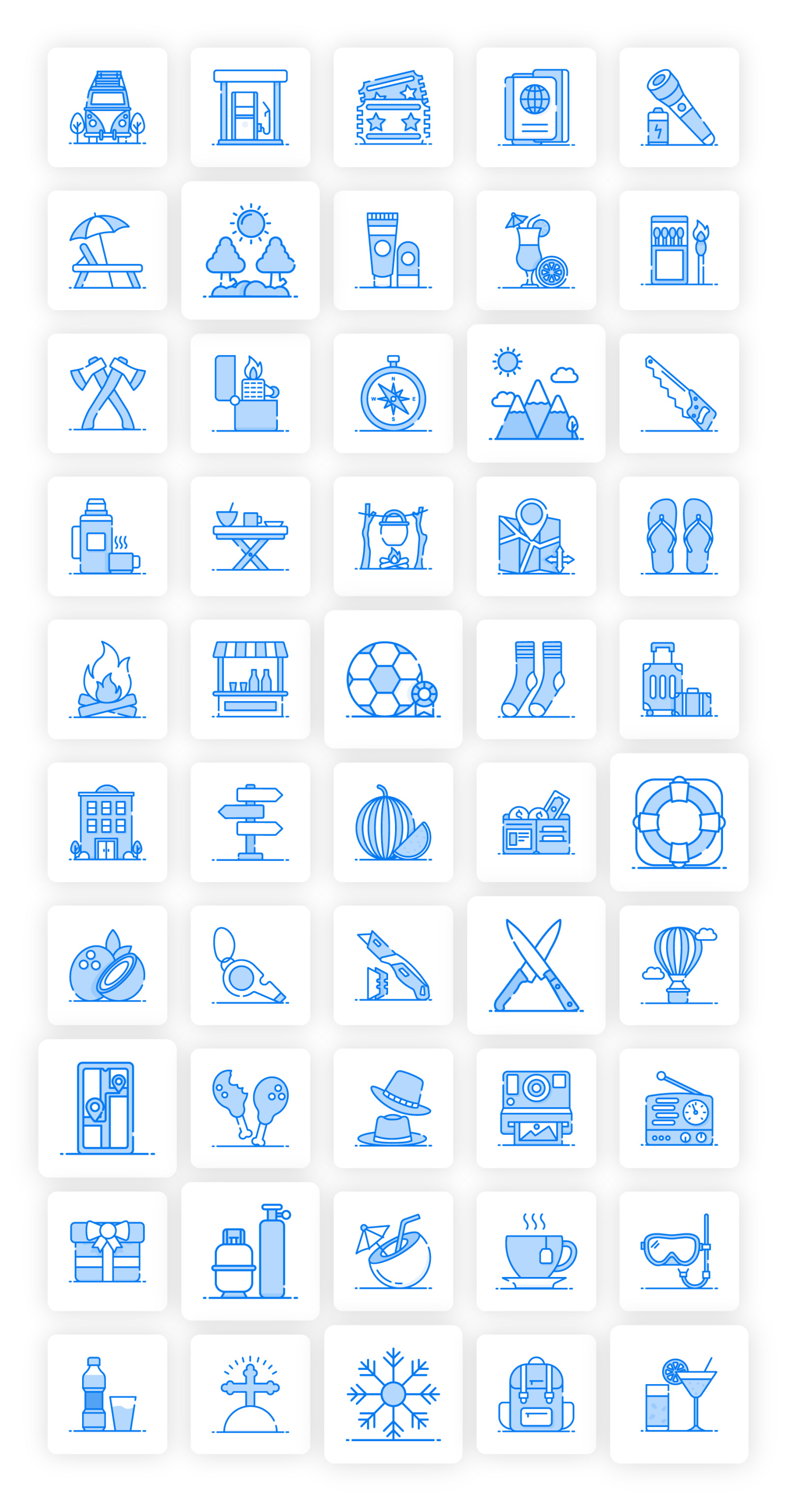 Travel and Leisure Icons