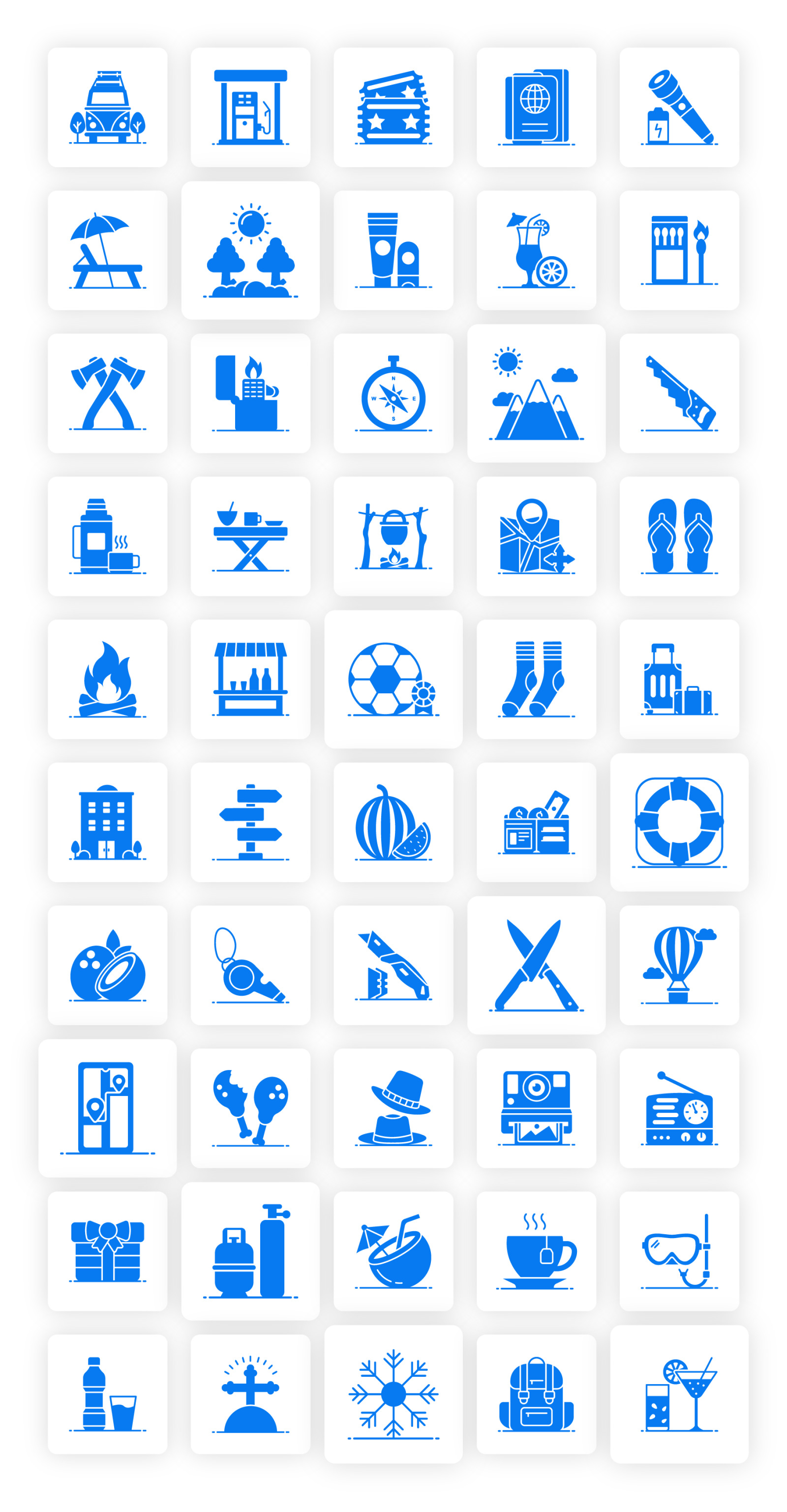 Travel and Leisure Icons