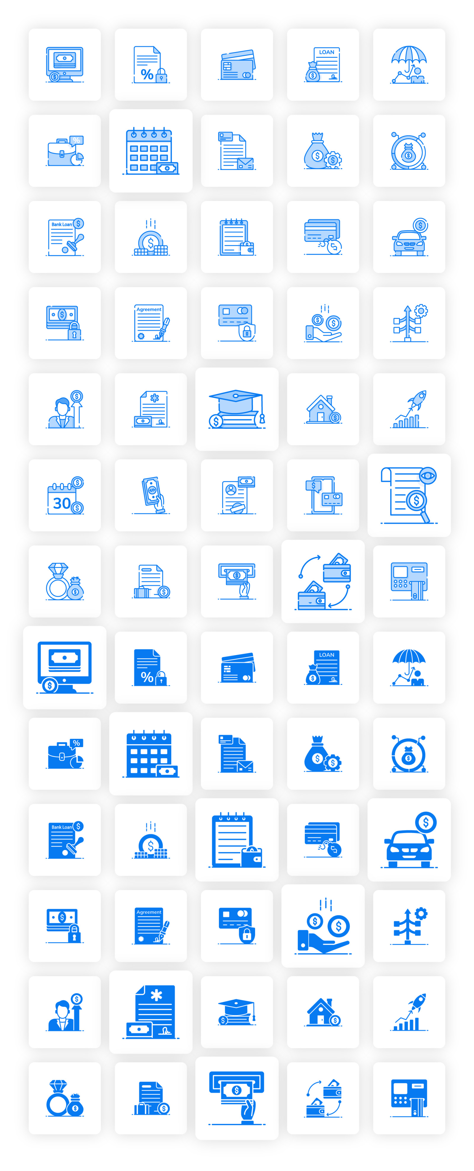 Personal Loans Icons Personal Loans Icons