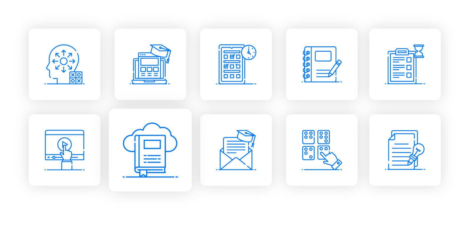 Postal and Cargo Services Icons Postal and Cargo Services Icons