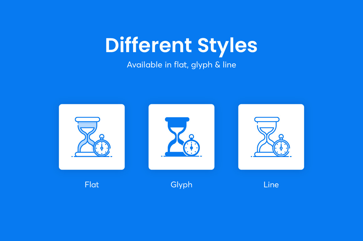 Merchandising Icons Set Merchandising Icons Set