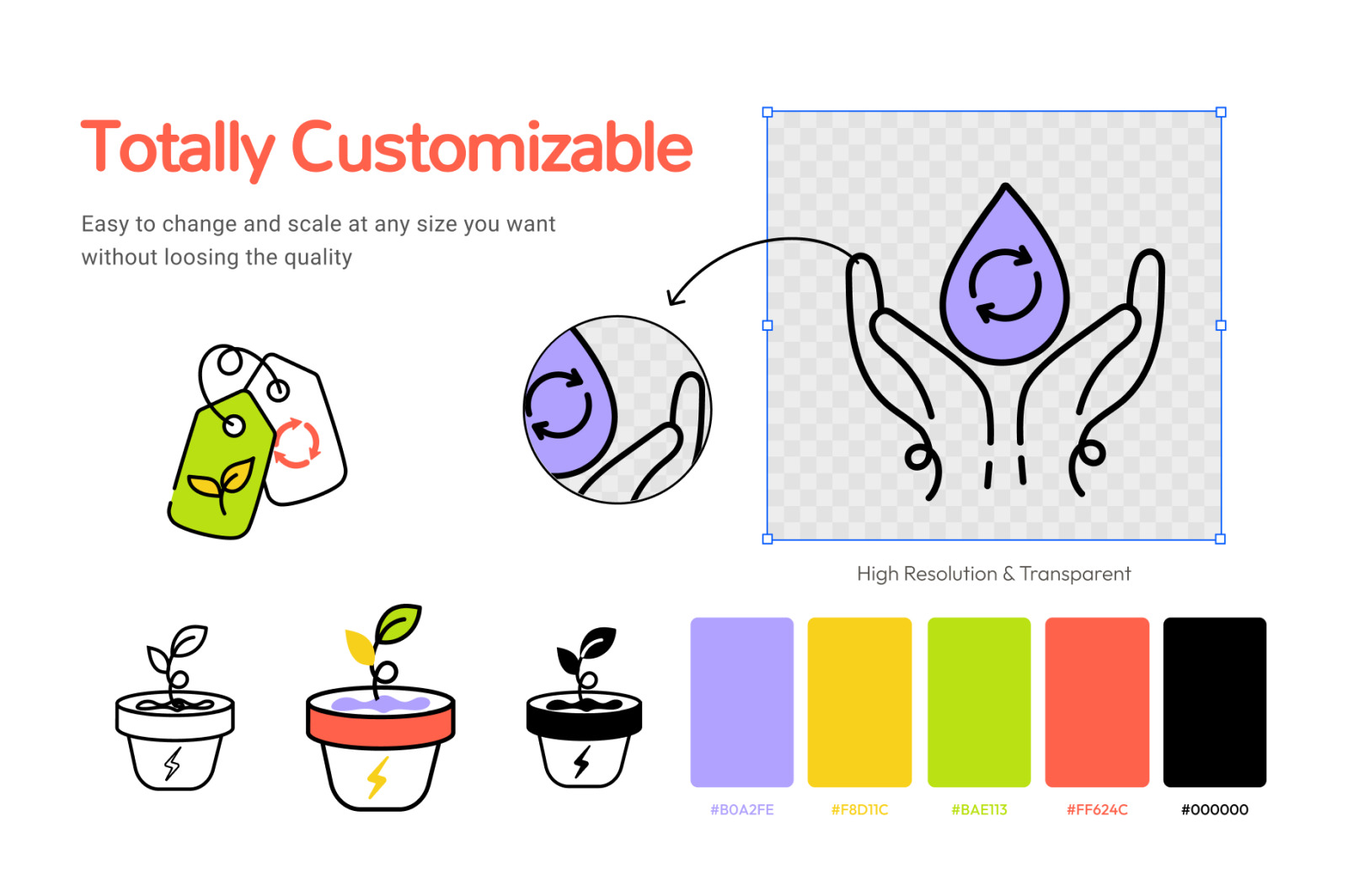 Animated Ecology Icon Set Animated Ecology Icon Set