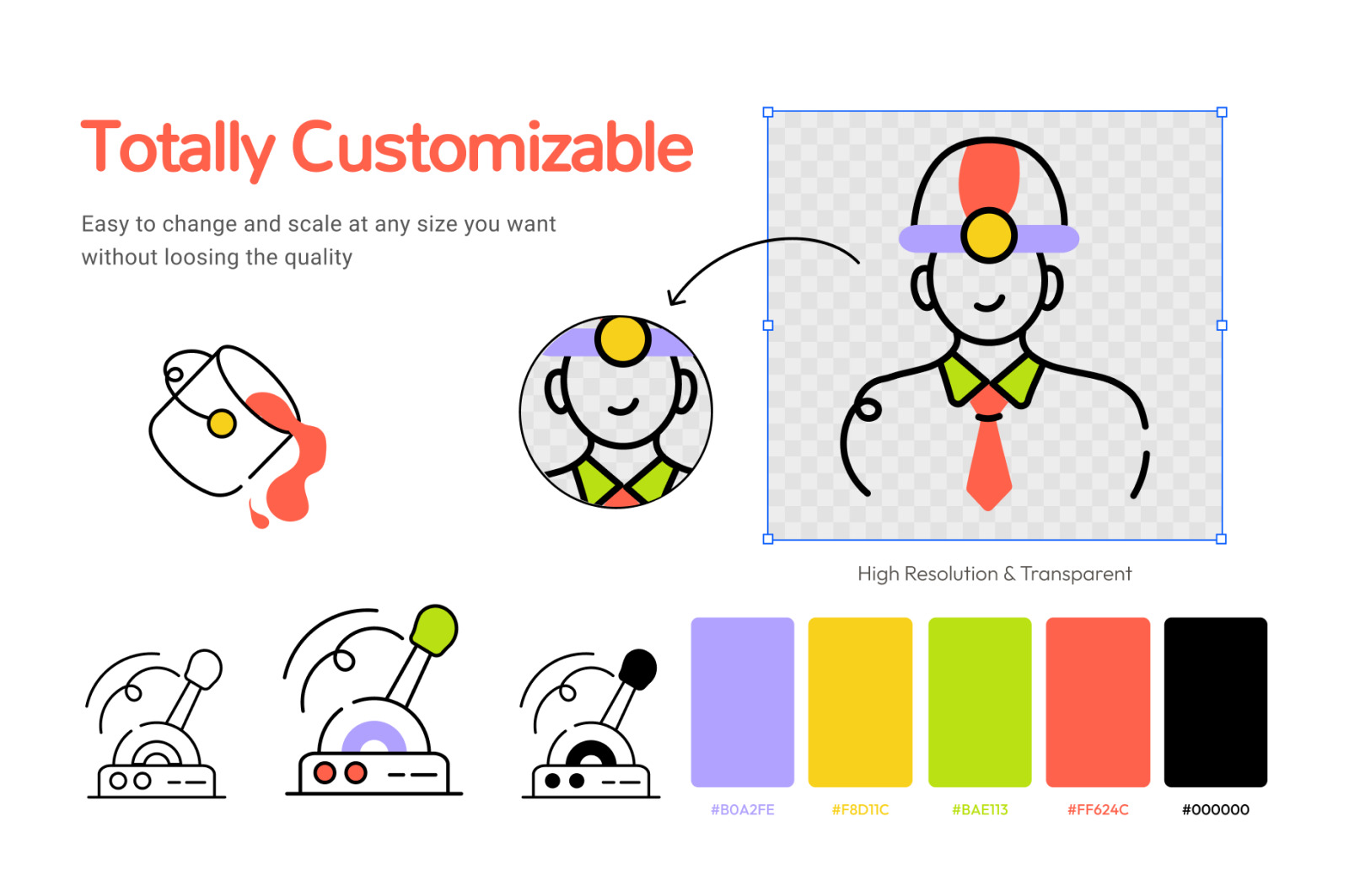 Animated Manufacturing Icons Animated Manufacturing Icons