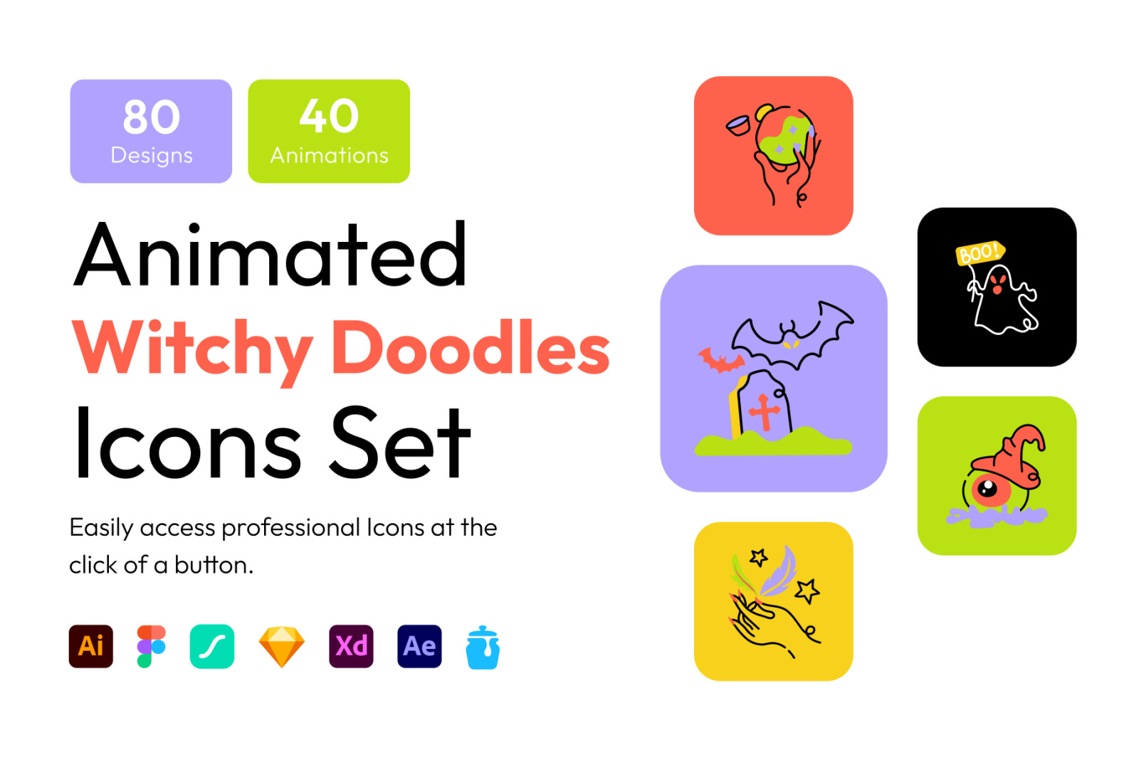 Animated Witchy Doodles Animated Witchy Doodles