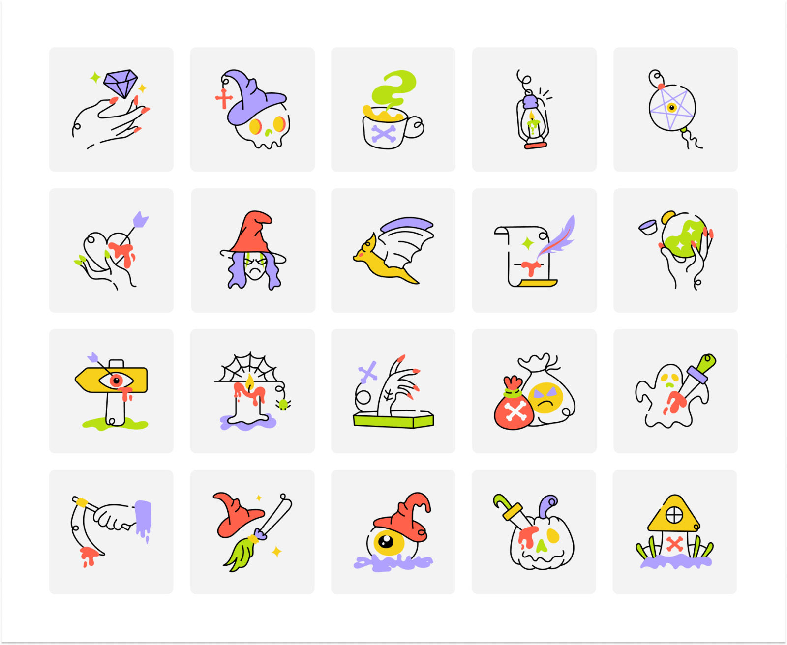 Animated Witchy Doodles Animated Witchy Doodles