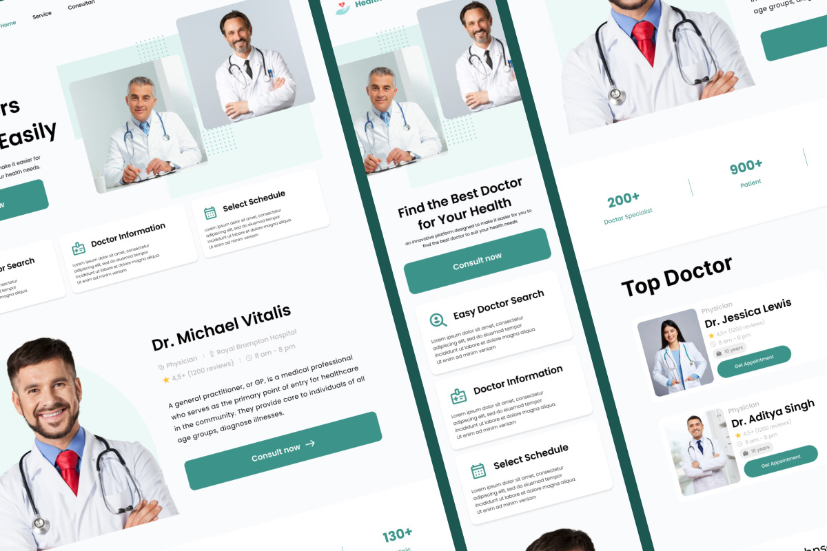 HealthCare - Doctor Consultant Landing Page V2