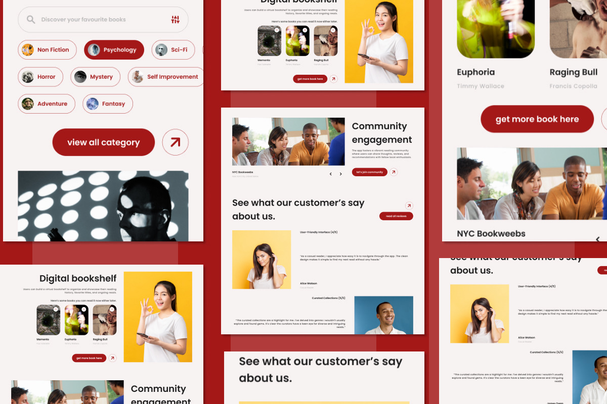 ReRead - Online Book Store Landing Page V1 ReRead - Online Book Store Landing Page V1