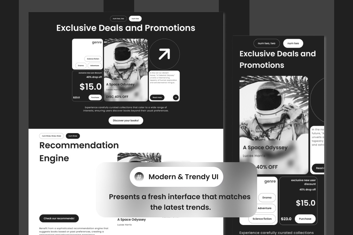 Yomue - Online Book Store Landing Page V1 Yomue - Online Book Store Landing Page V1