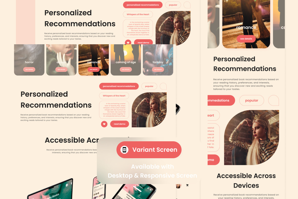 Novelty Books - Online Book Store Landing Page V1 Novelty Books - Online Book Store Landing Page V1