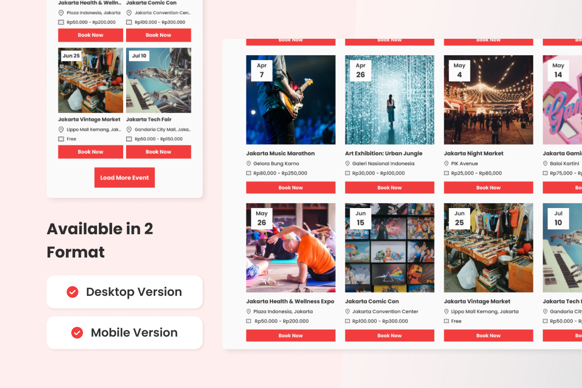 Evolvea - Event Booking Landing Page Evolvea - Event Booking Landing Page