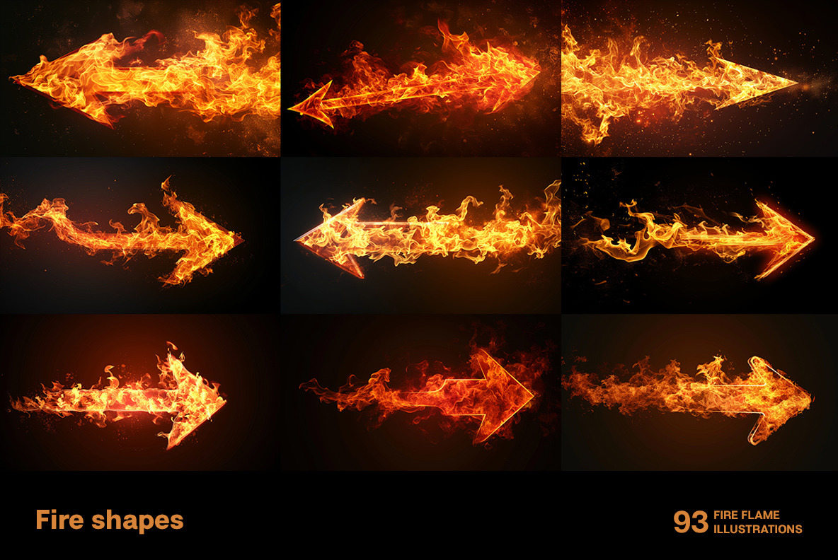 Fire shapes Fire shapes