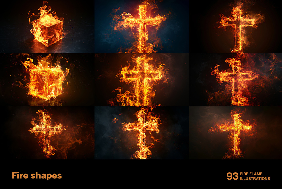 Fire shapes Fire shapes