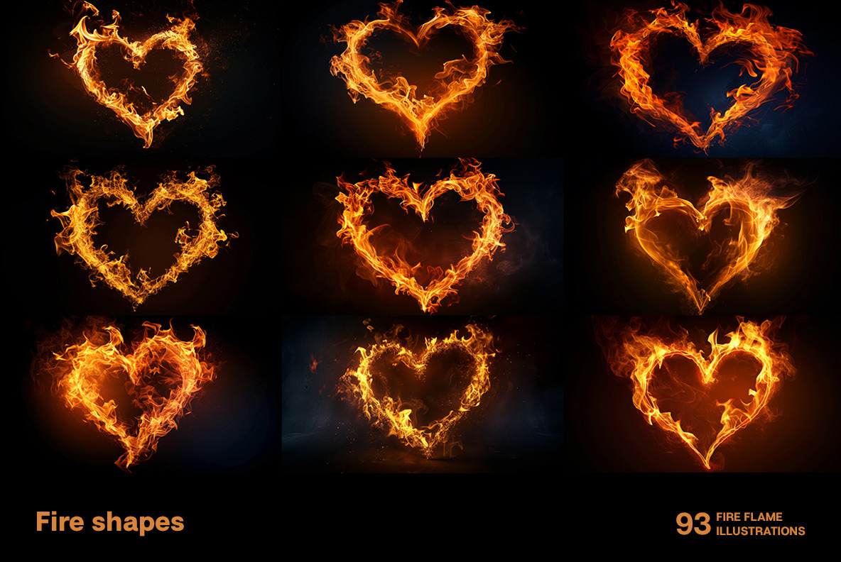 Fire shapes Fire shapes