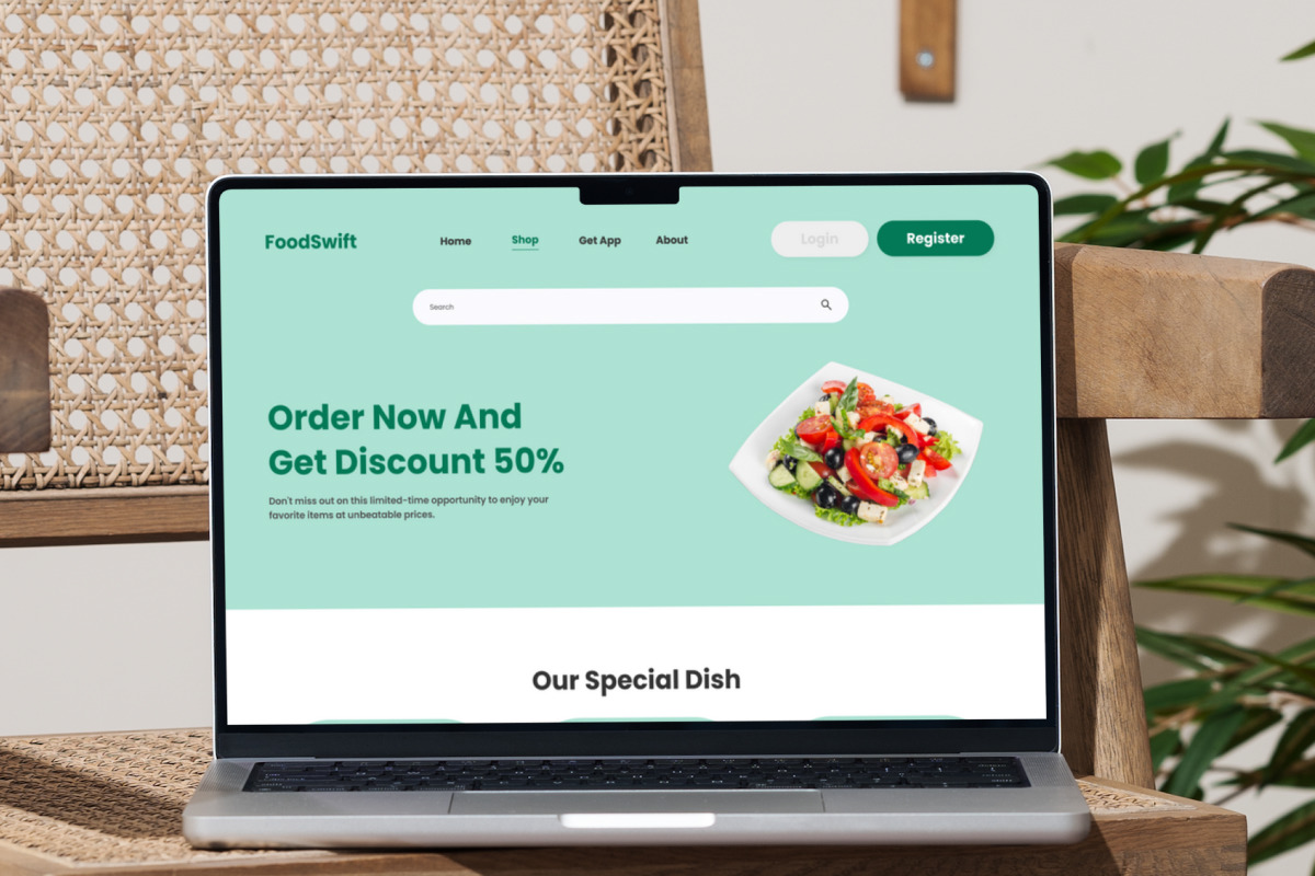 FoodSwift - Food Delivery Landing Page V2