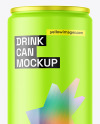 250ml Matte Drink Can Mockup