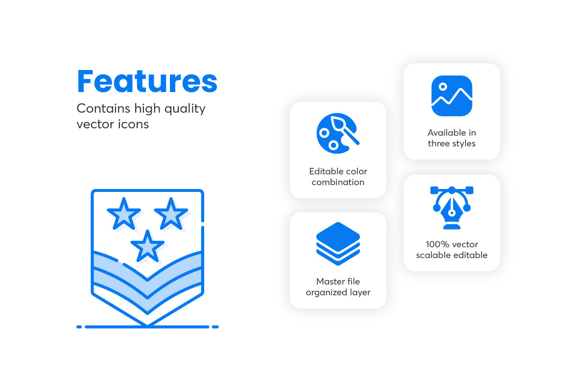 Military Icons Set Military Icons Set