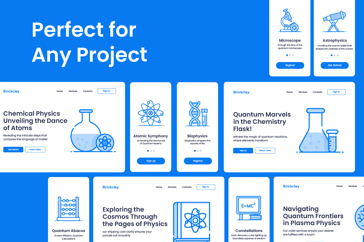 Quantum Physics Icons