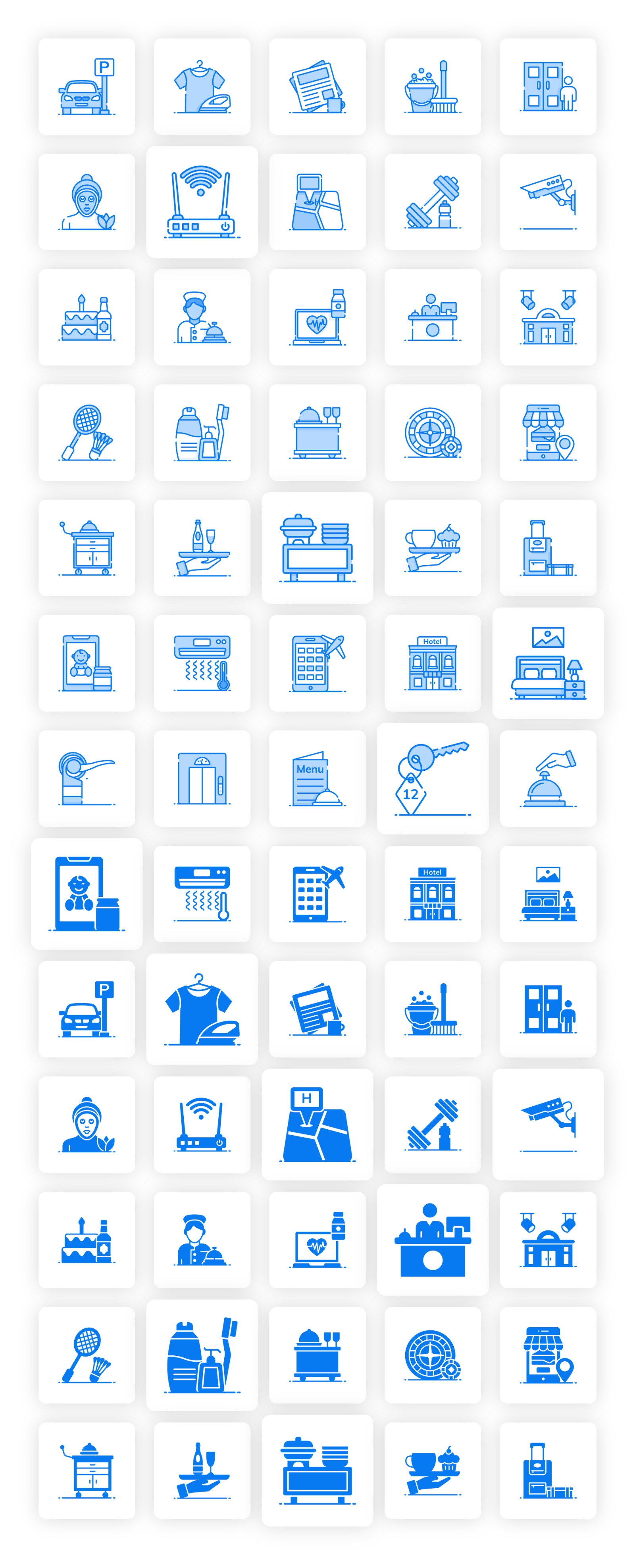 Hotel Service Icons