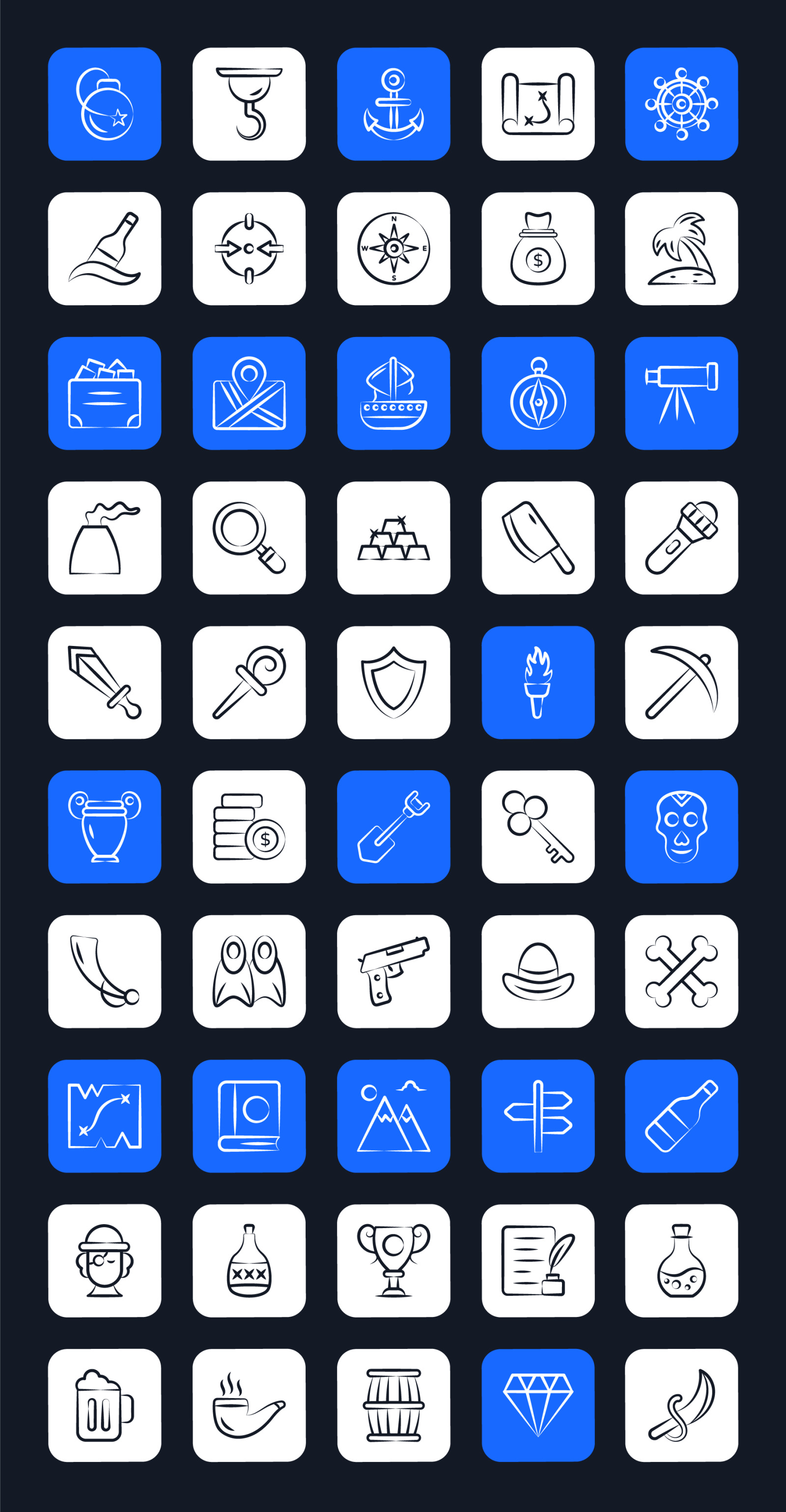 Treasure Hunt Icons