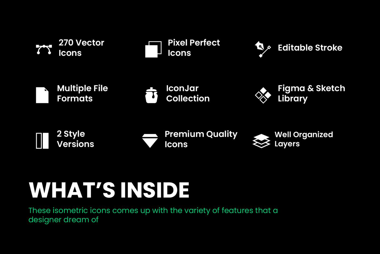 Multimedia and Appliances Glyph Isometric Icons