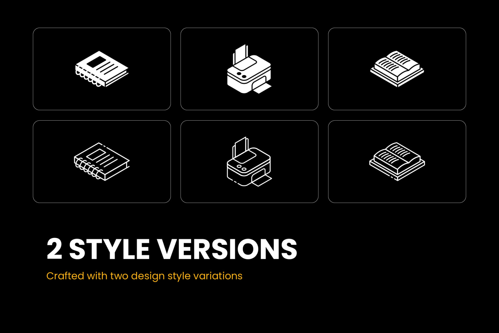 Online Education Glyph Isometric Icons Online Education Glyph Isometric Icons