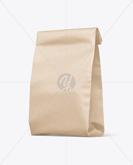 Kraft Paper Food Bag Mockup