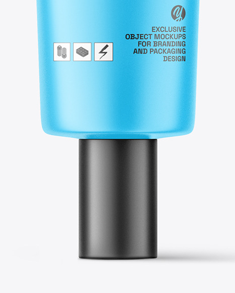 Matte Cosmetic Tube Mockup