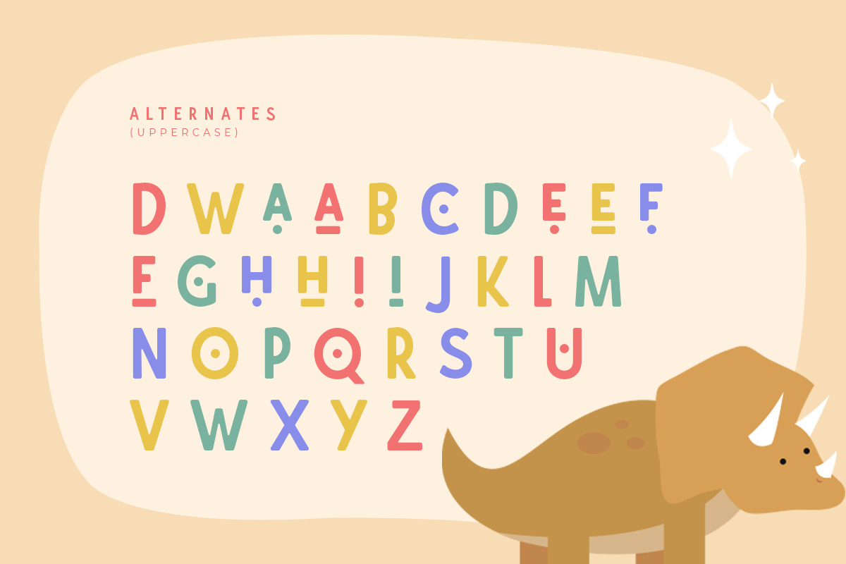 Gingo Kids - Unique Funny Kids Font