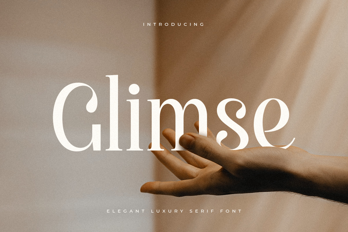 Glimse - Elegant Luxury Serif Font