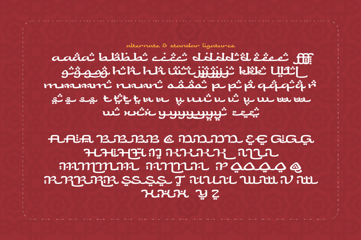 Radia - An Arabic Style Typeface Radia - An Arabic Style Typeface