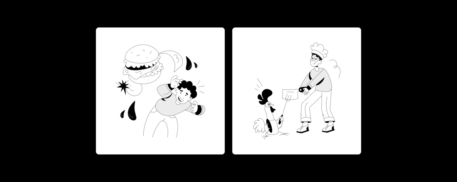 Animated Cooking Illustration Set Animated Cooking Illustration Set