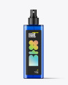 Blue Square Cosmetic Spray Bottle Mockup