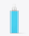 Clear Square Cosmetic Spray Bottle Mockup